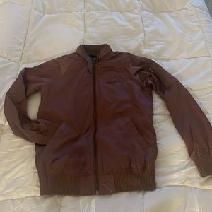 Members only oversized satin jacket